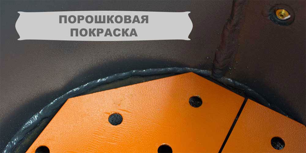 Порошковая покраска внутри автоклава Домашний Мастер
